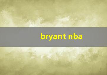 bryant nba